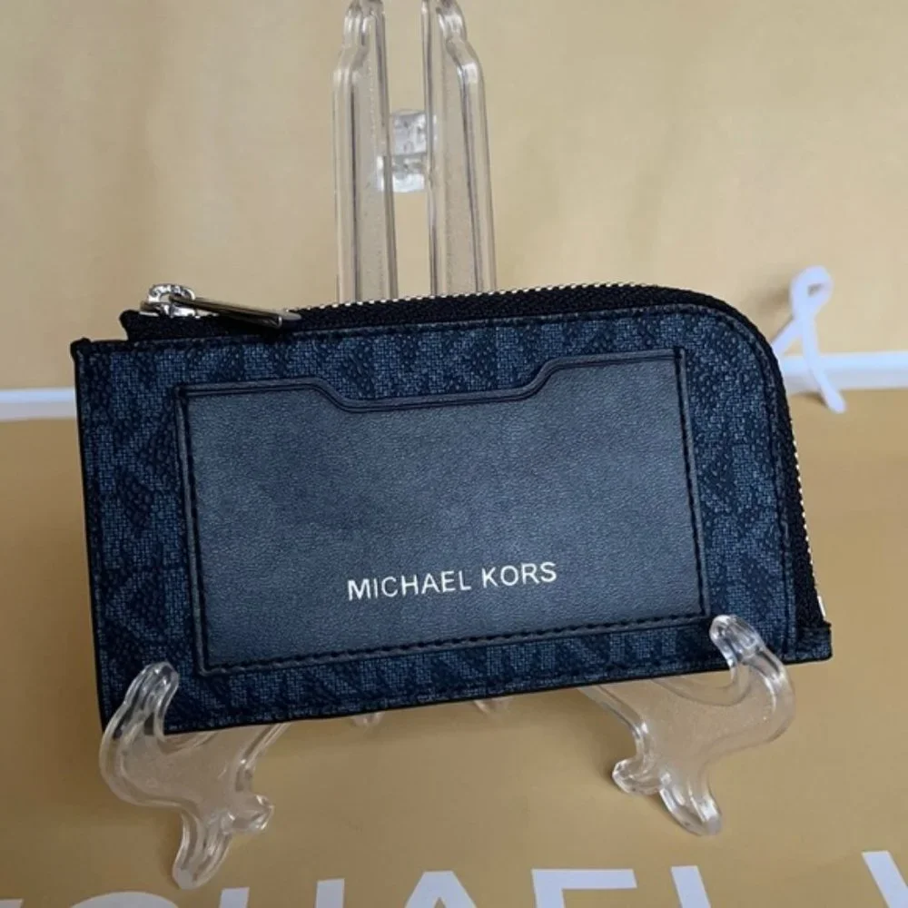 Michael Kors L Zip Mini Wallet Admiral NWT